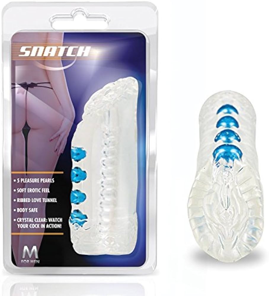 MEN SNATCH PERLAS TRANSPARENTE