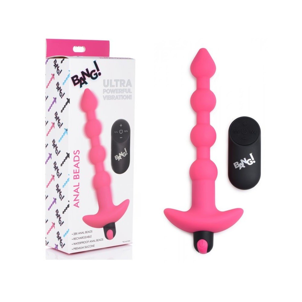 ANAL BEAD BANG VIBRATING PINK