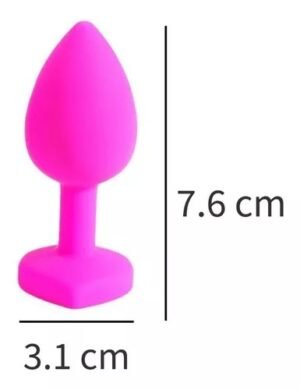 PLUG MEDIANO GEMA CORAZON